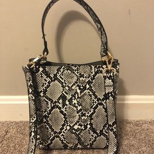 Snake skin purse